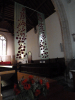 These two poppy banners were made by the St Michael's Banner Group to commemorate the centenary of the end of WW1